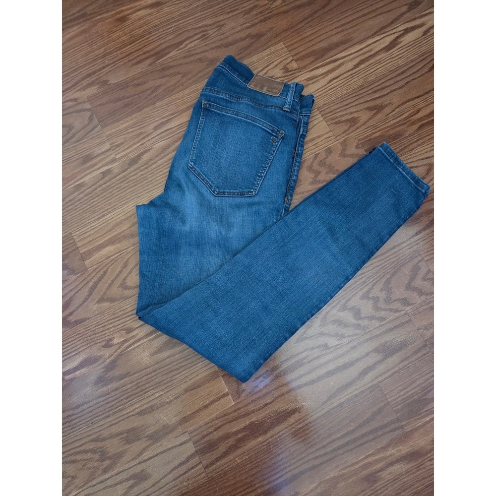 Madewell Womens Skinny Jeans Medium Wash Blue Denim Pants Size 29